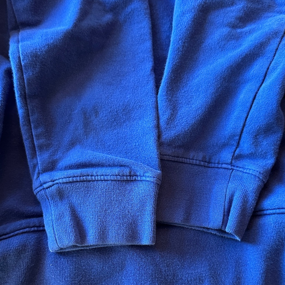 Primary Royal Blue Long-Sleeve Crewneck Sweatshirt - Picture 2 of 4